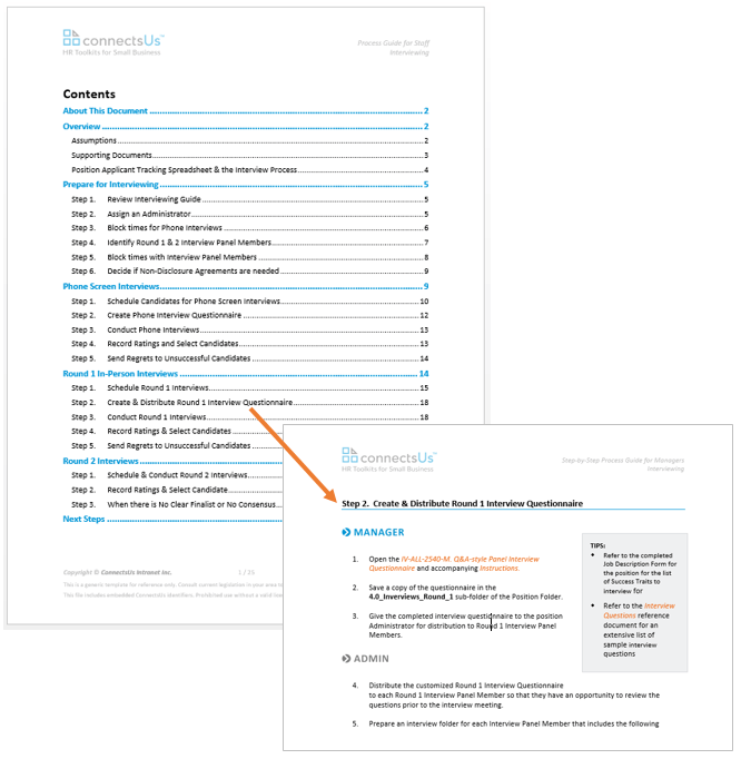 What's a stepbystep Process Guide for Staff? ConnectsUs HR